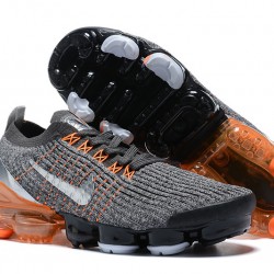 PK God Air VaporMax Flyknit 3 Grey Orange AJ6900-024 Shoes Women/Men