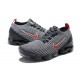 PK God Air VaporMax Flyknit 3 Grey Red AJ6900-012 Shoes Women/Men