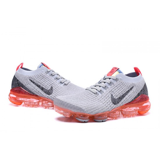 PK God Air VaporMax Flyknit 3 Grey Red AJ6900-600 Shoes Women/Men