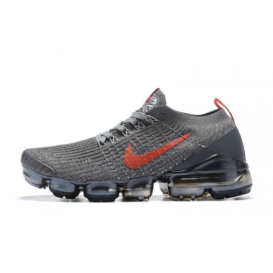 PK God Air VaporMax Flyknit 3 Grey Red CT1270-001 Shoes Women/Men