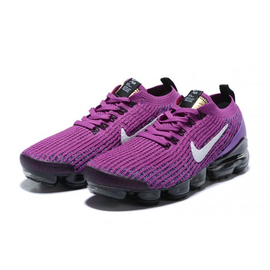 PK God Air VaporMax Flyknit 3 Purple Black AJ6900-502 Shoes Women/Men