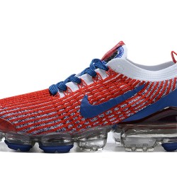 PK God Air VaporMax Flyknit 3 Red Blue CW5585-100 Shoes Women/Men