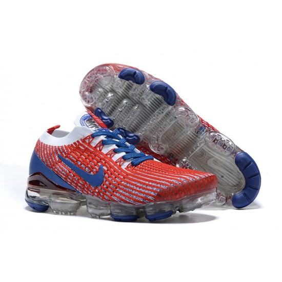 PK God Air VaporMax Flyknit 3 Red Blue CW5585-100 Shoes Women/Men