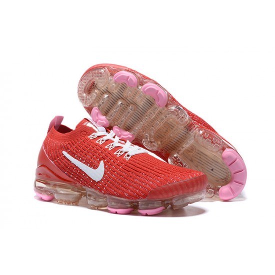 PK God Air VaporMax Flyknit 3 Red White CU4756-600 Shoes Women/Men