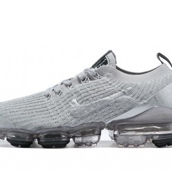 PK God Air VaporMax Flyknit 3 Silver Grey AJ6900-101 Shoes Women/Men