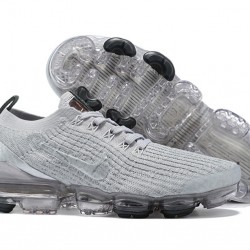 PK God Air VaporMax Flyknit 3 Silver Grey AJ6900-101 Shoes Women/Men