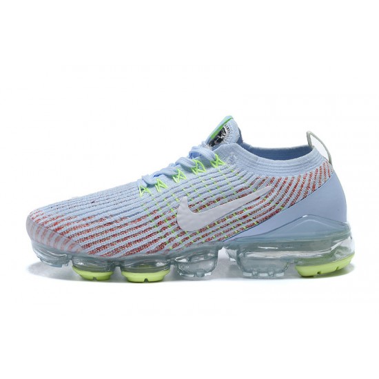 PK God Air VaporMax Flyknit 3 White Blue AJ6910-200 Shoes Women/Men