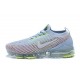 PK God Air VaporMax Flyknit 3 White Blue AJ6910-200 Shoes Women/Men