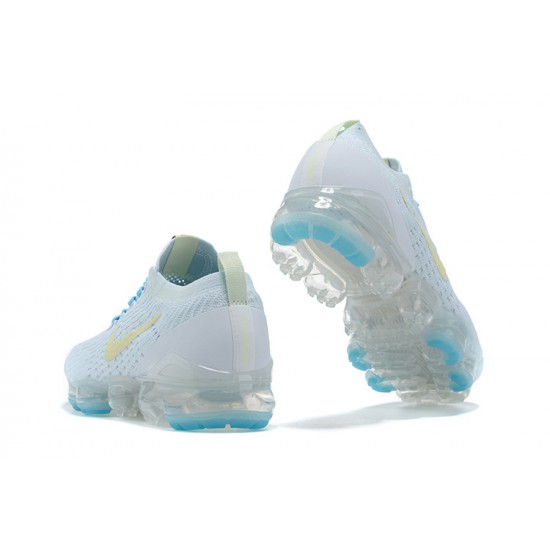 PK God Air VaporMax Flyknit 3 White Blue AJ6910-500 Shoes Women/Men