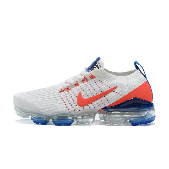 PK God Air VaporMax Flyknit 3 White Blue CZ7994-100 Shoes Women/Men