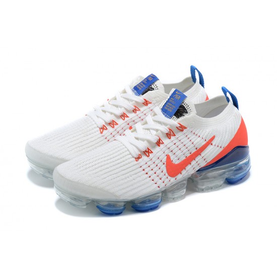 PK God Air VaporMax Flyknit 3 White Blue CZ7994-100 Shoes Women/Men