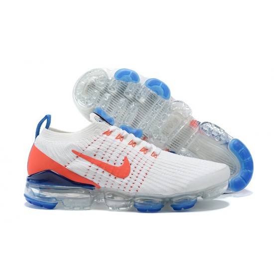 PK God Air VaporMax Flyknit 3 White Blue CZ7994-100 Shoes Women/Men