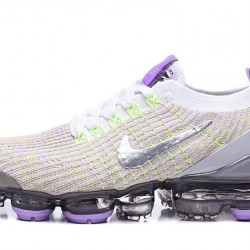 PK God Air VaporMax Flyknit 3 White Purple AJ6900-102 Shoes Women/Men