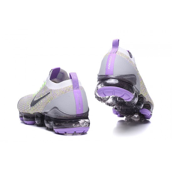 PK God Air VaporMax Flyknit 3 White Purple AJ6900-102 Shoes Women/Men