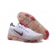 PK God Air VaporMax Flyknit 3 White Red AJ6910-501 Shoes Women/Men