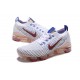 PK God Air VaporMax Flyknit 3 White Red AJ6910-501 Shoes Women/Men