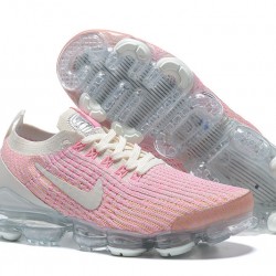 PK God Air VaporMax Flyknit 3 Pink White AJ6910-008 Shoes Women