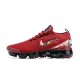 PK God Air VaporMax Flyknit 3 Red Black CT1274 -600 Shoes Women