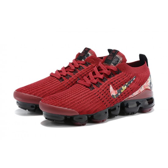 PK God Air VaporMax Flyknit 3 Red Black CT1274 -600 Shoes Women