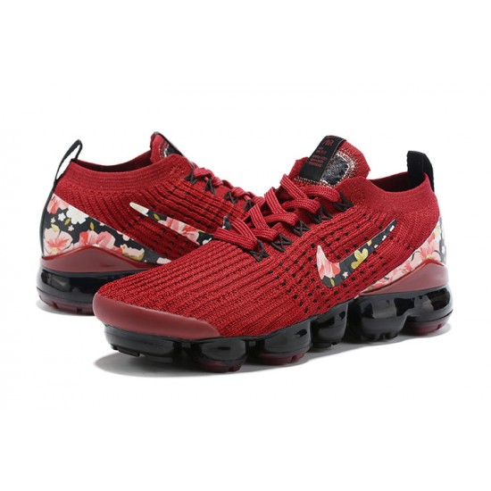 PK God Air VaporMax Flyknit 3 Red Black CT1274 -600 Shoes Women