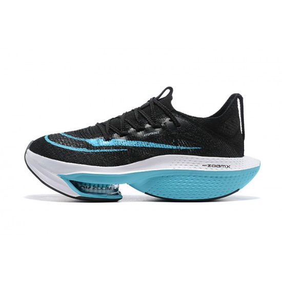 PK God Air Zoom Alphafly Next 2 Black and Blue Shoes Women/Men