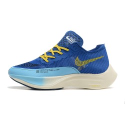 Men PK God ZoomX VaporFly NEXT% Blue Yellow Shoes Men