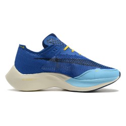 Men PK God ZoomX VaporFly NEXT% Blue Yellow Shoes Men