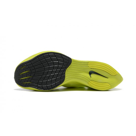 Men PK God ZoomX VaporFly NEXT% Chartreuse Black Shoes Men