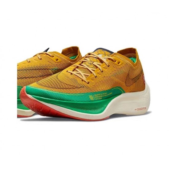 Men PK God ZoomX VaporFly NEXT% Yellow Green Shoes Men