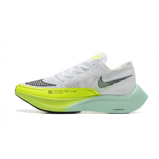 PK God ZoomX VaporFly NEXT% White Yellow Shoes Women/Men