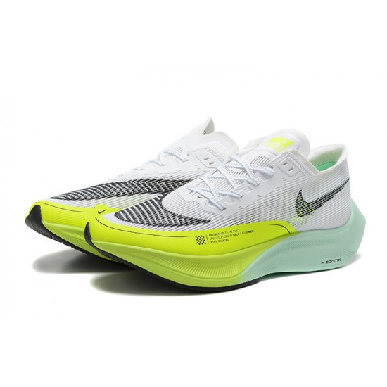 PK God ZoomX VaporFly NEXT% White Yellow Shoes Women/Men