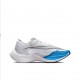 PK God ZoomX VaporFly NEXT% White and Blue Shoes Women/Men