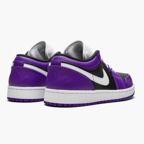 PK-GOD Jordan 1 Low Court Purple Black 553558-501