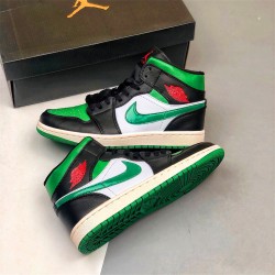 PK-GOD Jordan 1 Mid Green Toe 554724-067