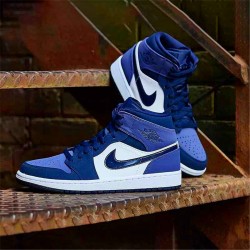 PK-GOD Jordan 1 Mid Obsidian Sanded Purple 554724-445