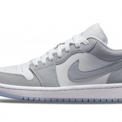 Nike Air Jordan 1 Low (W) White Wolf Grey DC0774-105 Shoes