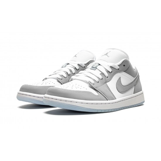 Nike Air Jordan 1 Low (W) White Wolf Grey DC0774-105 Shoes