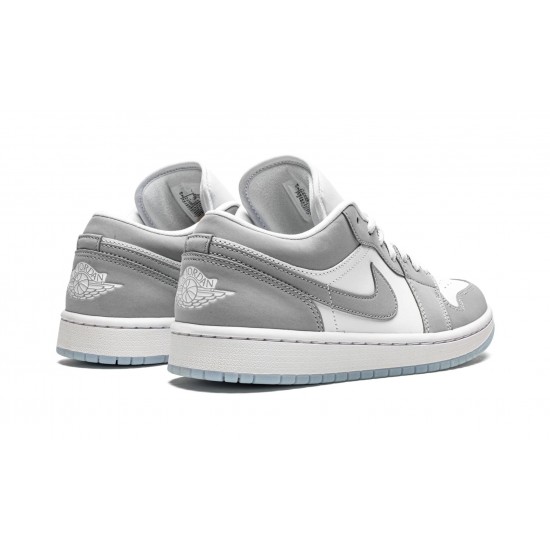 Nike Air Jordan 1 Low (W) White Wolf Grey DC0774-105 Shoes