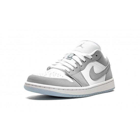 Nike Air Jordan 1 Low (W) White Wolf Grey DC0774-105 Shoes