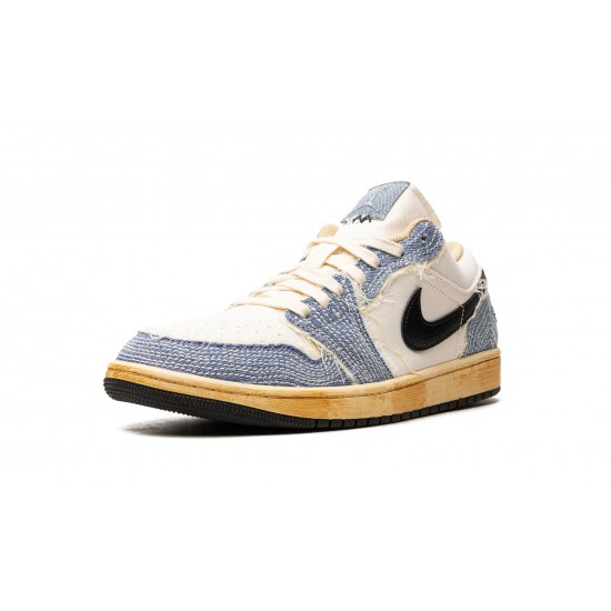 Nike Air Jordan 1 Low SE (M) Sashiko Denim FN7670-493 Shoes